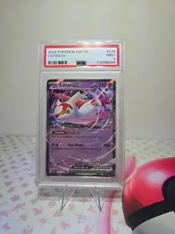 2024 POKEMON SSP EN-SURGING SPARKS #076 LATIAS EX PSA 9 - Image 1