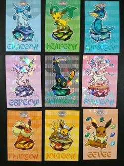 Pokemon Let's Go Eevee Database Peru Gem Set Eeveelutions Full Set US Seller - Image 1