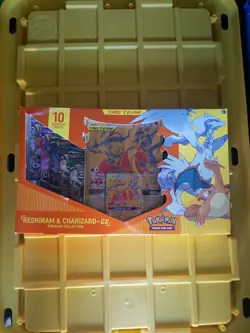 Pokemon 2021 Reshiram & Charizard GX Tag Team Premium Collection Box - Image 1
