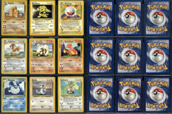 Vintage Pokemon Base Set COMPLETE NON HOLO 17-102 Lot 4th UK Print 1999-2000 LP - Image 3