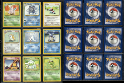 Vintage Pokemon Base Set COMPLETE NON HOLO 17-102 Lot 4th UK Print 1999-2000 LP - Image 5