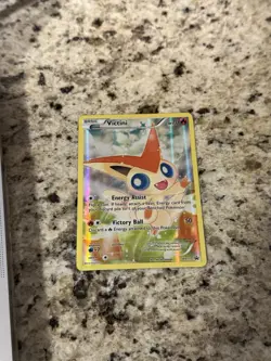 Victini XY117 Holo Promo Black Star LP Pokemon Card 2016 XY Series - Image 1
