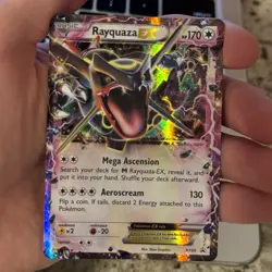 Rayquaza EX Shiny Holo Black Star Promo Card XY69 Pokemon TCG - Image 1