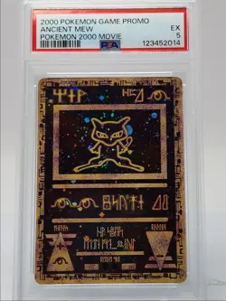 ANCIENT MEW 2000 POKEMON GAME PROMO MOVIE PSA 5 Q2689 - Image 1