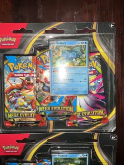 Lot Of 2 Pokemon TCG ME01 Mega Evolution 3 Pack Blisters Sealed Bundle - Image 3