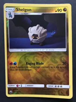 Shelgon 105/168 Celestial Storm Asako Ito REVERSE HOLO Pokemon Card Excellent - Image 1