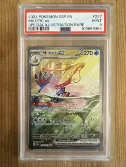 Milotic EX 237/191 Surging Sparks Special Illustration Rare Pokemon PSA 9 - Image 1