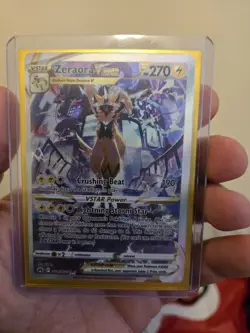 Pokemon TCG Zeraora VSTAR Crown Zenith: Galarian Gallery Holo Card GG43/GG70 - Image 1