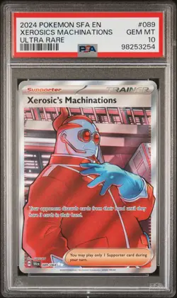 2024 POKEMON SFA EN-SHROUDED FABLE ULTRA RARE #089 XEROSIC'S MACHINATIONS PSA 10 - Image 1