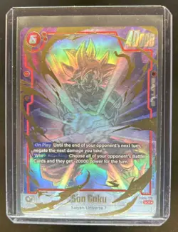 2024 Dragon Ball Fusion World Son Goku Secret Rare Alternate Art #FB04-129 - Image 1