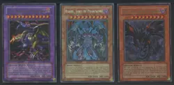 Lot 3 Yugioh Five-Headed Dragon Red-Eyes Darkness Dragon Raviel Lord/Phantasms - Image 1