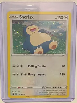 **NM** Snorlax Cosmos Holo Promo SWSH: Sword & Shield Promo Cards SWSH032 - Image 1