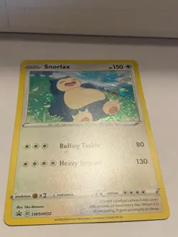 **NM** Snorlax Cosmos Holo Promo SWSH: Sword & Shield Promo Cards SWSH032 - Image 5