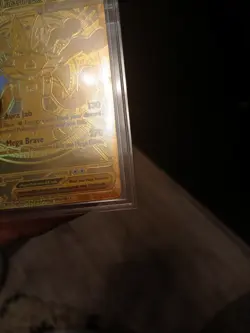 Pokemon M Mega Lucario EX Gold Ultra Secret Rare Holo Card - Image 5
