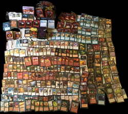 Collection LOT old MTG Magic The Gathering cards w/ accessories - Image 1