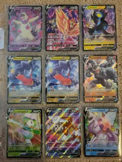 Pokemon Cards Lot Of 62 Official TCG Cards VMAX VSTAR V - Holo- See All Pictures - Image 1