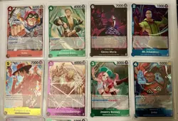 One Piece PRB-02 - 12 card lot (Rares, Common) Koby Prb02-001 Zoro Prb02-006 + - Image 2