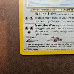 Light Dragonair 22/105 Pokemon Neo Destiny Rare Card - NM - Image 4