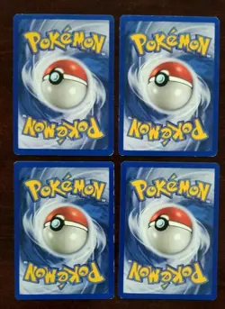 Trainer 4x Base Set Unlimited Pokemon Cards Potion Switch Energy Removal Gust of - Image 2