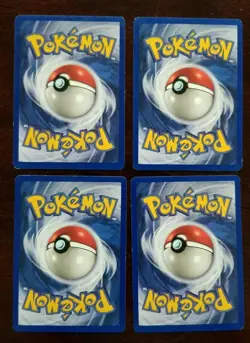 Trainer 4x Base Set Unlimited Pokemon Cards Potion Switch Energy Removal Gust of - Image 4