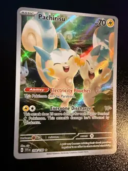 Pokemon TCG Pachirisu 208/198 Scarlet & Violet Base Illustration Rare Card - NM - Image 2