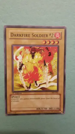 Darkfire Soldier #2 PSV-045 1st Edition YuGiOh Card (+ Bonus Card!) - Image 3