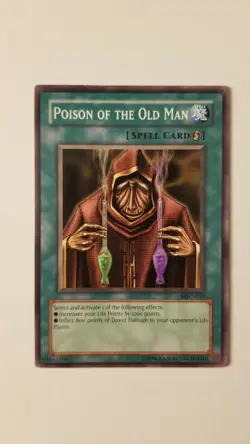 Poison of the Old Man MFC-033 Common YuGiOh Card (+Bonus Card!) - Image 3