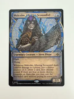 Malcolm Alluring Scoundrel Showcase MTG Magic the Gathering Card NM Mint LCI - Image 1