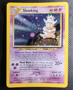 Slowking Holo Neo Genesis 14/111 Rare Pokemon Card Nintendo - Played - Image 1