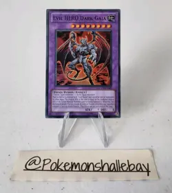 Evil HERO Dark Gaia LCGX-EN069 *NM* Super Rare Yugioh Card - Image 1