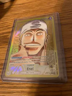 Enel OP05-098 Alt Art Leader One Piece Card Game English NM Parallel - Image 1