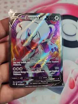 Hisuian Zoroark v SWSH297 Sword & Shield Promo Card Holo NM Condition - Image 1