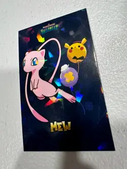 Pokemon 2024 Card Database Halloween Set Mew Cracked Ice Holo Peru US Seller - Image 1