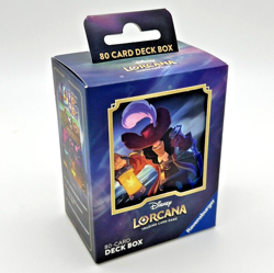 Disney LORCANA: FIRST CHAPTER TCG Peter Pan CAPTAIN HOOK 80-Card DECK BOX * NEW - Image 1