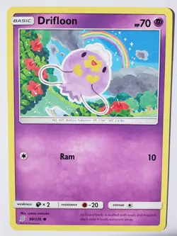 Drifloon 80/236 VLP / NM Unified Minds Pokemon Card $2 Combined Shipping - Image 1