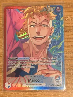 Marco Leader Alt Art OP08-002 Two Legends One Piece Card Game - Image 1