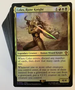 MTG Magic The Gathering Celes, Rune Knight Budget 100 Card Commander Deck - Image 1