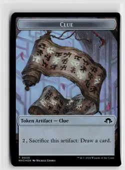 MTG Modern Horizons 3 Eldrazi Spawn // Clue Foil x1 NM Token - Image 2