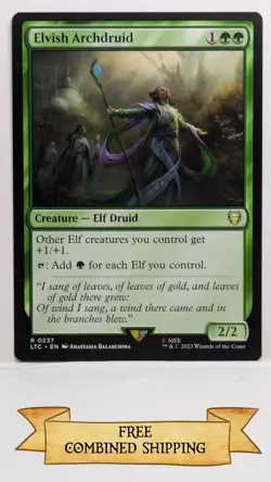 Elvish Archdruid Commander: the Lord of the Rings: Tales of Middle-Earth Regular - Image 1