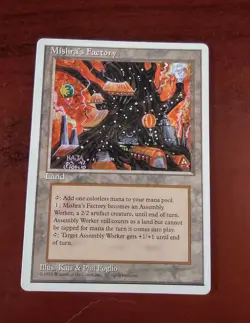 MISHRA'S FACTORY mtg LP Alternate 4th Edition 1 Unc (#208) - Image 1