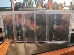 Magic: The Gathering Venom Raised Foil Secret Lair Land Set - Image 1
