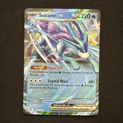 Suicune ex 010/034 Trading Card Game Classic Holo Pokemon - Image 1