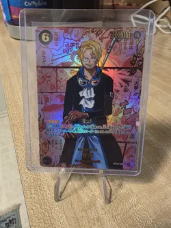 One Piece Card Sabo OP13-120 Red Parallel Comic Japanese OP13 Manga 🔥🔥 - Image 2