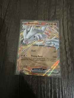 Pokemon TCG Reshiram EX White Flare Double Rare Card 020/086 Mint Condition - Image 1