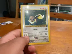 OG Team Rockets Eevee Pokemon Card Game TCG Near Mint - Image 1