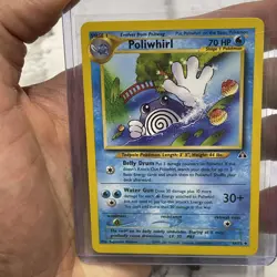 Pokemon Poliwhirl 44/75 Neo Discovery Unlimited NM/MT Uncommon Nintendo Card TCG - Image 1