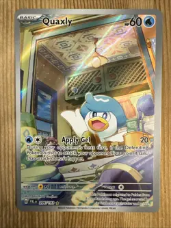 Quaxly - 206/193 - Pokemon Paldea Evolved Illustration Rare Card NM - Image 1