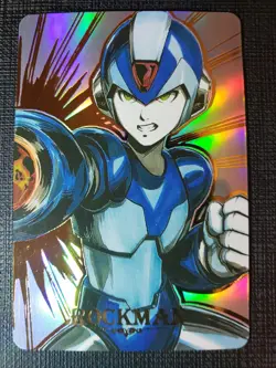 Mega man Rockman Goddess Anime Waifu Holo Foil Art Card ACG Carddass Sexy - Image 1