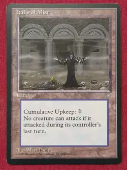 Magic The Gathering ICE AGE HALLS OF MIST land card MTG - Image 1