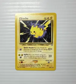 Pikachu 70/111 Neo Genesis NM Vintage Common Pokemon Card WOTC 1999-2000 - Image 1